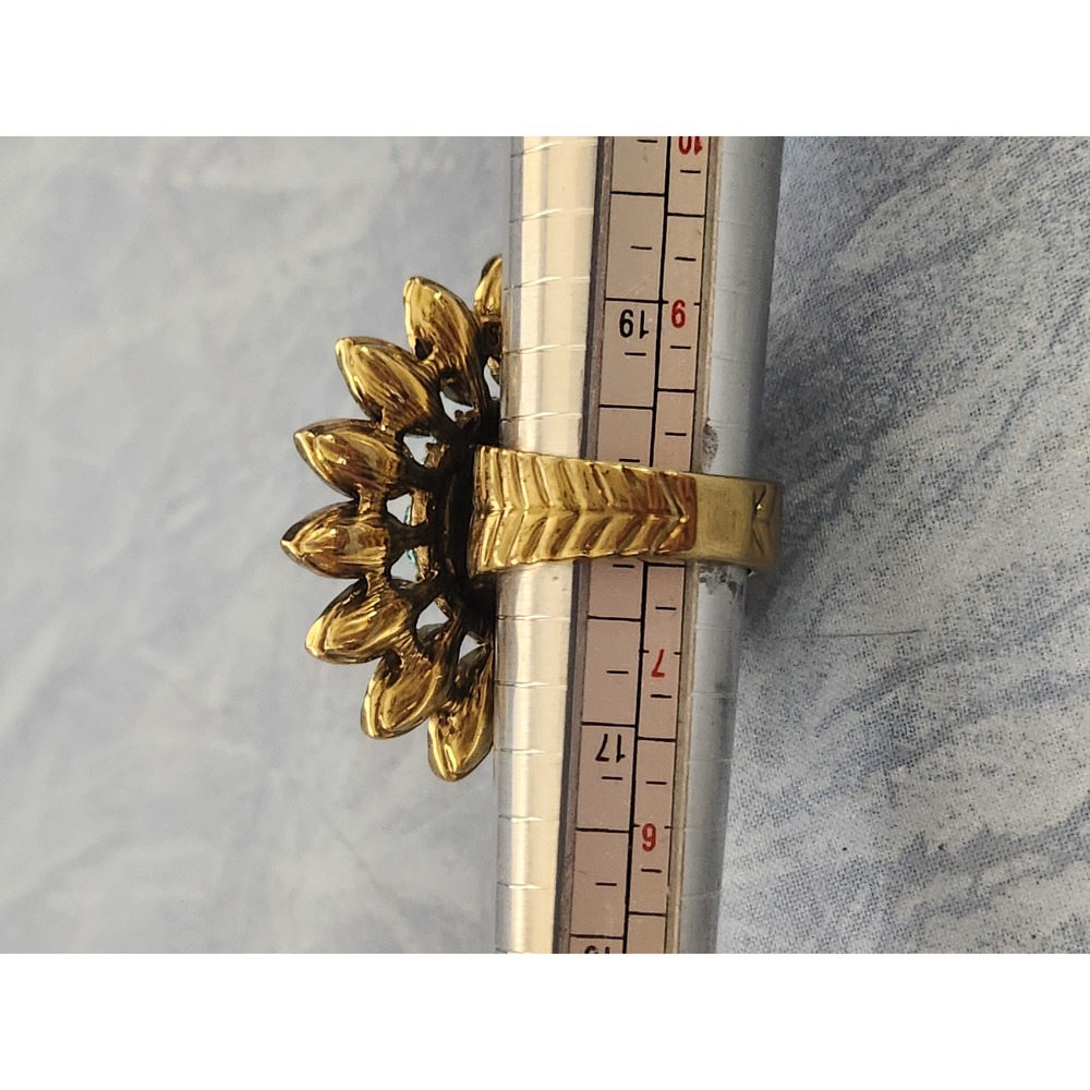 HEIDI DAUS Blue Daisy Cocktail Ring - Picture 5 of 5